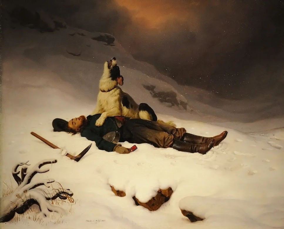 Charles Christian Nahl — The Dead Miner, 1867